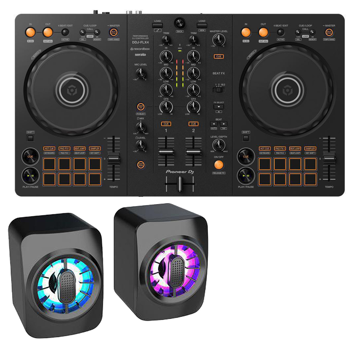 partyスピーカーセット】 Pioneer DJ DDJ-FLX4 PCDJコントローラー