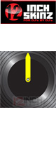 12inch SKINZ / Control Vinyl Labels (Black / Neon Yellow) (41å) ڥȥ쥳ѥ٥
