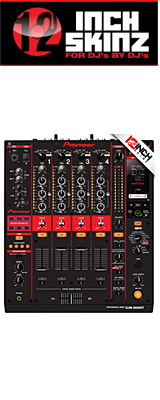 12inch SKINZ / Pioneer DJM-900SRT SKINZ (BLACK/RED) DJM-900SRTѥ