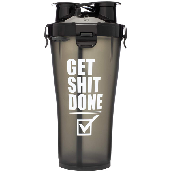 Hydra Cup / Dual Threat Shaker Bottle 3.0（Get Shit Done） プロテイン シェーカー 2in1 36オンス（約1050mL）