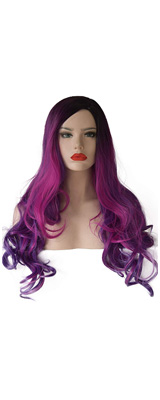 SEIKEA / Long Purple Hair Wig ǥ å Ĥ ǡ ѡץ ڥץ ϥ