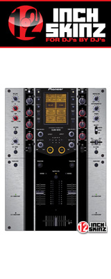 12inch SKINZ / Pioneer DJM-909 SKINZ Metallics (BRUSHED SILVER)  DJM-909ѥ