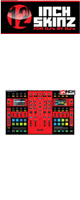 ͽբ12inch SKINZ / Native Instruments Kontrol S8 Skinz (Black/Red) Kontrol S8 ѥ