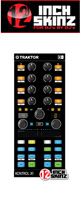 ͽբ12inch SKINZ / Native Instruments Kontrol X1 MK2 Skinz (Black) KONTROL X1 MK2 ѥ