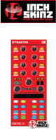 ͽբ12inch SKINZ / Native Instruments Kontrol X1 MK2 Skinz (Red) KONTROL X1 MK2 ѥ