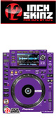 ͽբ12inch SKINZ / Pioneer CDJ-2000NXS Skinz (Purple) ڥ CDJ-2000NXSѥ