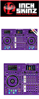 ͽբ12inch SKINZ / Pioneer DDJ-RZX SKINZ (Purple) DDJ-RZXѥ