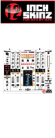 ͽբ12inch SKINZ / Pioneer DJM-2000 SKINZ (WHITE/BLACK) - DJM-2000ѥ