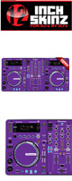 ͽբ12inch SKINZ / Pioneer XDJ-R1 SKINZ (Purple) XDJ-R1ѥ 