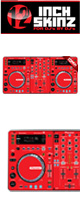 ͽբ12inch SKINZ / Pioneer XDJ-R1 SKINZ (RED) XDJ-R1ѥ 