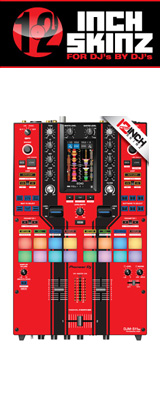 12inch SKINZ / Pioneer DJM-S11 SKINZ Special Edition Colors (RED/BLACK) DJM-S11ѥ