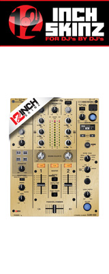 12inch SKINZ / Pioneer DJM-450 SKINZ Metallics (BRUSHED GOLD) DJM-450ѥ