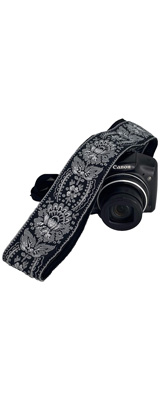 Art Tribute / Royal Silver  Black Woven Camera Strap for All DSLR Camera 饹ȥå