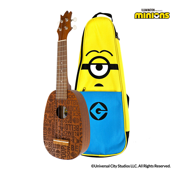 FAMOUS(フェイマス) ／ UKULELE MINIONS MN-40 オリジナルレーザー刻印