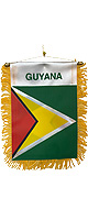ʹ Хʡե饰 Mini Banner Flags ( 10.2cm 15.2cm) - Lion Of Guyana