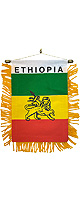 ԥ Хʡե饰 Mini Banner Flags ( 10.2cm 15.2cm) - Lion Of Ethopia