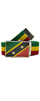 ޥ Х٥ Adjustable Canvas Belt - St. Kitts