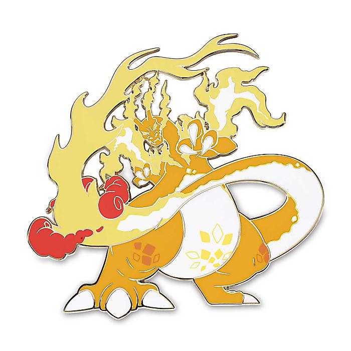 Pokemon Giant Pins: Gigantamax Charizard Oversize Pin ／ リザードン キョダイマッ… の ...