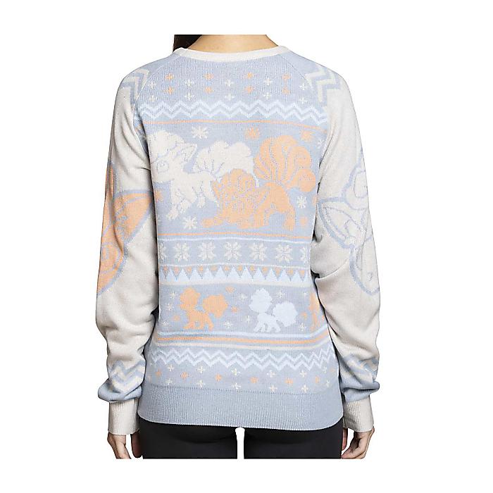 Vulpix ＆ Alolan Vulpix Snowflake Knit Sweater - Adult / ロコンとアローラロコン ニットセーター  Sサイズ 大人用 / Pokemon Center(ポケモンセンター)