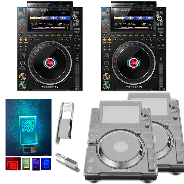 デッキセーバー・クリスタル3.0 USBメモリ２台セット】Pioneer DJ
