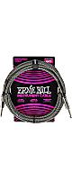 ERNIE BALL(ˡܡ) / P06429 Braided Instrument Cable Straight/Straight 10ft - Silver Fox / Ԥ߾夲֥