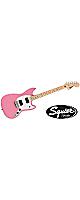 SQUIER ( 磻 )  / Sonic Mustang HH Maple-FB White-PG Flash Pink