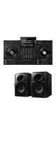 【純正スピーカー(VM-50)＆デッキセーバーセット】AlphaTheta(アルファシータ) / XDJ-AZ_VM-50_DS-PC-XDJAZOp6_set 5大特典セット