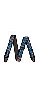 Jim Dunlop(ジム・ダンロップ) / Jimi Hendrix Authentic JH24 MONTEREY BLACKLIGHT STRAP - BLUE - ギターストラップ - 