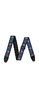 Jim Dunlop(ジム・ダンロップ) / Jimi Hendrix Authentic JH25 FILLMORE BLACKLIGHT STRAP - BLUE - ギターストラップ - 