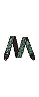 Jim Dunlop(ジム・ダンロップ) / Jimi Hendrix Authentic JH27 LOVE DROPS BLACKLIGHT STRAP - BLUE - ギターストラップ - 