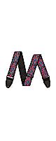Jim Dunlop(ジム・ダンロップ) / Jimi Hendrix Authentic JH28 LOVE DROPS BLACKLIGHT STRAP - PINK - ギターストラップ - 