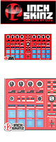 ͽբ12inch SKINZ / Pioneer DDJ-SP1 SKINZ (Red) DDJ-SP1ѥ
