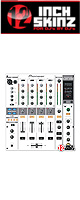 ͽբ12inch SKINZ / Pioneer DJM-800 SKINZ (WHITE/GRAY) - DJM-800ѥ