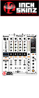 ͽբ12inch SKINZ / Pioneer DJM-900NXS SKINZ (WHITE/BLACK) - DJM-900NXSѥ