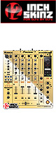 ͽբ12inch SKINZ / Pioneer DJM-900NXS SKINZ Metallics (Mirror Gold) - DJM-900NXSѥ