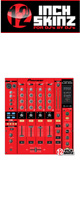 ͽբ12inch SKINZ / Pioneer DJM-800 SKINZ Red/Black) - DJM-800ѥ