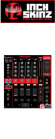 ͽբ12inch SKINZ / Pioneer DJM-800 SKINZ Black/Red) - DJM-800ѥ