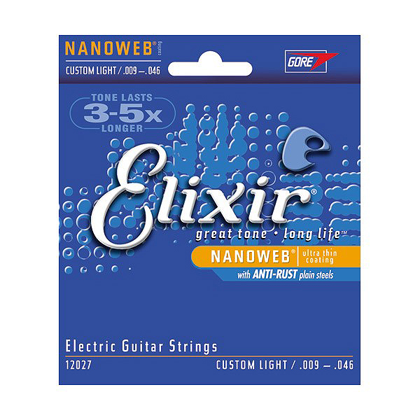 Elixir(エリクサー) ／ Nanoweb Custom Light Anti-Rust #12027 -エレキ弦 コーティン… の激安通販 |  ミュージックハウスフレンズ