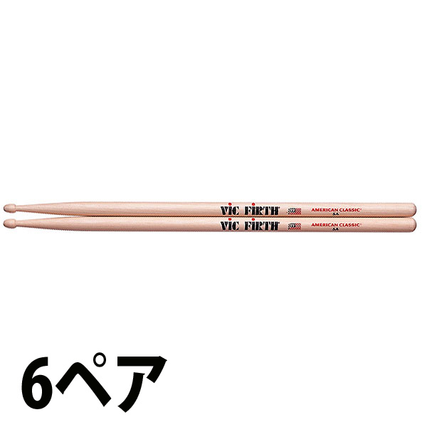 VIC FIRTH(ヴィックファース) ／ VIC-5A ドラムスティック 【6ペア