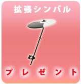 【P】拡張シンバルOP-TD1Cプレゼント